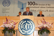Дмитро Фірташ виступив на ювілейній сесії Міжнародної організації праці