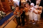 Вихованці дитячого притулку в церкві на честь ікони Божої Матері «Всіх  скорботних радість»